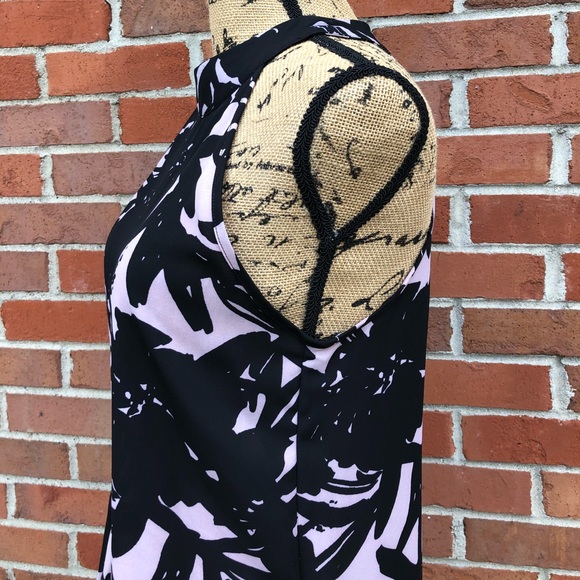 Eight Sixty Halter Neck Peplum Floral Print Top - Picture 4 of 7